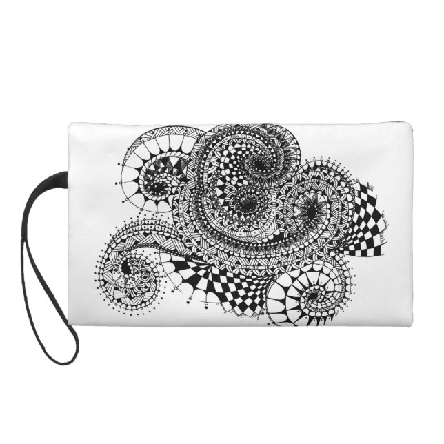 Custom Wrist Bag Wristlet Clutches (Back)