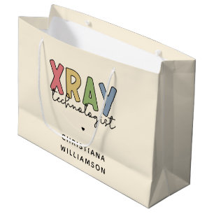Custom Xray Technologist X-ray Tech Gifts Large Gift Bag