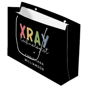 Custom Xray Technologist X-ray Tech Gifts Large Gift Bag