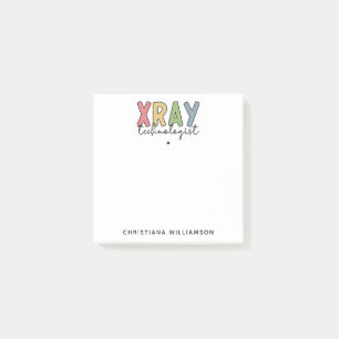 Custom Xray Technologist X-ray Tech Gifts Post-it Notes