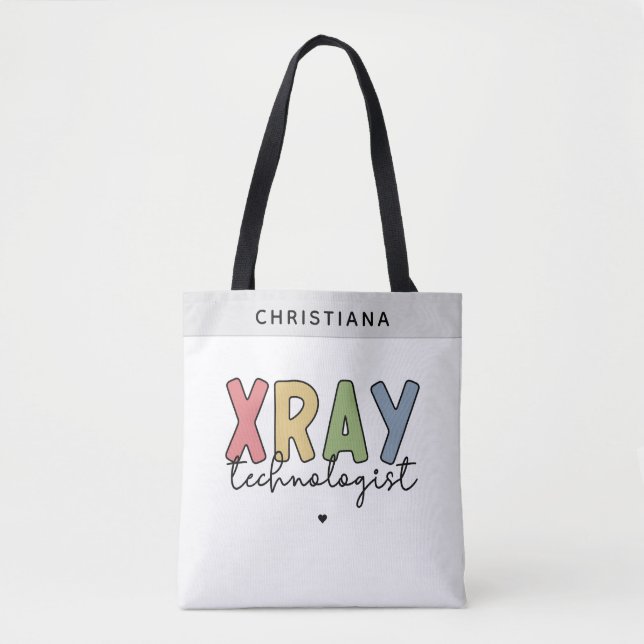 Custom Xray Technologist X-ray Tech Gifts  Tote Bag (Front)