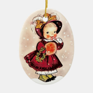 Custom Year and Family Name Christmas Ornaments