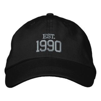 Custom Year / Date Commemorative Embroidered Hat
