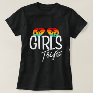 Custom Year Girls Trip Group Matching T-Shirt