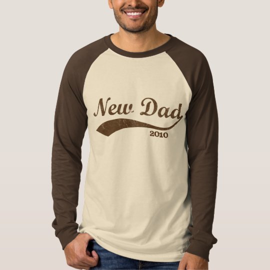 Custom Year New Dad Jersey T-Shirt