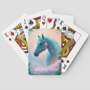 Custom Year of the Horse 2026 Playing Cards