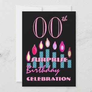Custom Year SURPRISE Birthday Party Invitation