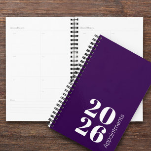 Custom Year, Text, Logo, Web URL, Appointment Planner
