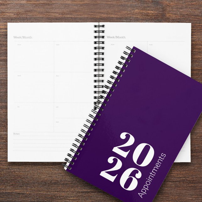 Custom Year, Text, Logo, Web URL, Appointment Planner (Creator Uploaded)
