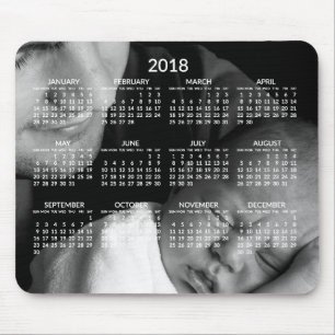Custom Yearly Calendar 2018 Mousepads