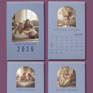 Custom Yearly Wall Calendar with Your Pictures