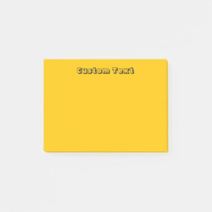Custom Yellow/Orange Post-it Notes