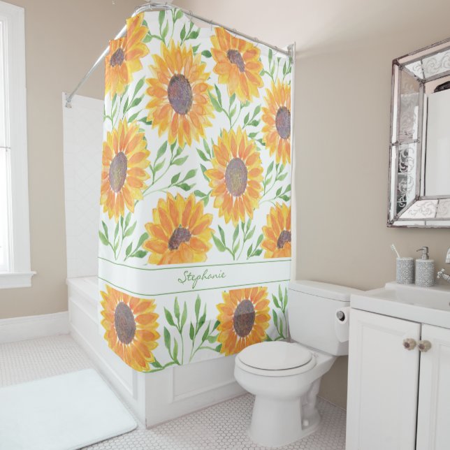 Custom Yellow Sunflower Pattern (In Situ)