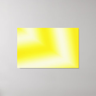 Custom Yellow & White Abstract Design Canvas Print