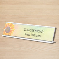 Custom Yoga Instructor Sunflower