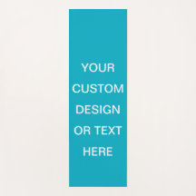 Custom yoga mat with personalized text