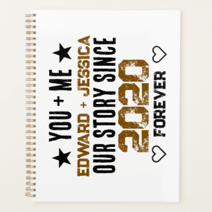 Custom You + Me Our Story Relationship Editable Planner