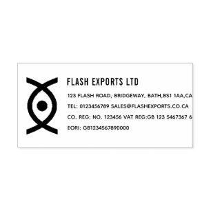 Custom Your Business Company Self Ink Stamp