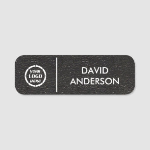 Custom Your Business Logo Basic Employee Staff Name Tag