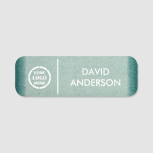 Custom Your Business Logo Basic Employee Staff Name Tag