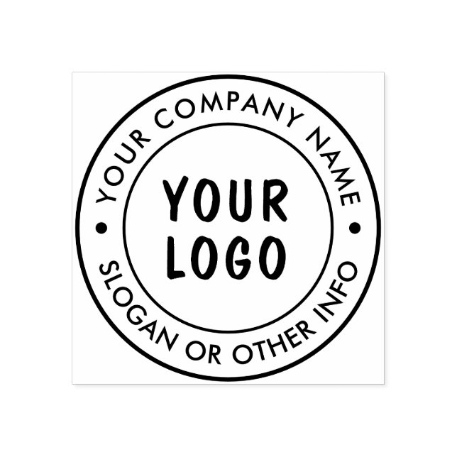 Custom Your Business Logo Rubber Stamp (Imprint)