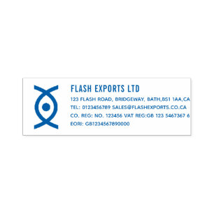Custom Your Business Logo Self Ink Stamp