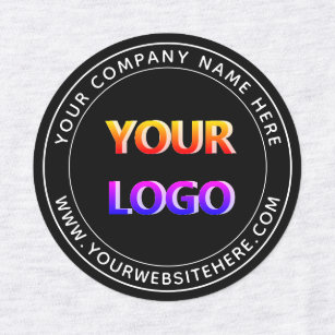 Custom Your Business Logo Stamp Labels Your Colour