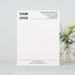 Custom Your Business Office Letterhead Your Logo<br><div class="desc">You Business Office Letterhead with Logo - Add Your Logo - Image / Business Name - Company / Address - Contact Information - Resize and move or remove and add elements / image with customization tool. Choose colours / font / size ! Good Luck - Be Happy :)</div>
