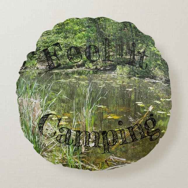 Custom your camping personalized pillow (Front)