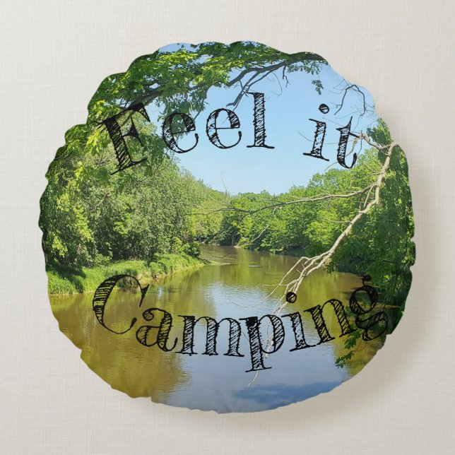 Custom your camping personalized pillow (Front)