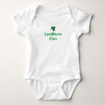 Custom Your Clan Shamrock Baby/Toddler Bodysuit