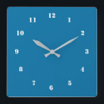 Custom Your Colours Numbers Font Modern Wall Clock<br><div class="desc">Customizable Beautiful Colours Clocks - Choose / add your favourite background and number colours !  
Choose Your Unique Number Fonts !
Add your text / name / date / logo / image ...  or else :)
Enjoy - Be Happy - Be Healthy !</div>