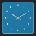 Custom Your Colours Numbers Font Modern Wall Clock<br><div class="desc">Customizable Beautiful Colours Clocks - Choose / add your favourite background and number colours !  
Choose Your Unique Number Fonts !
Add your text / name / date / logo / image ...  or else :)
Enjoy - Be Happy - Be Healthy !</div>