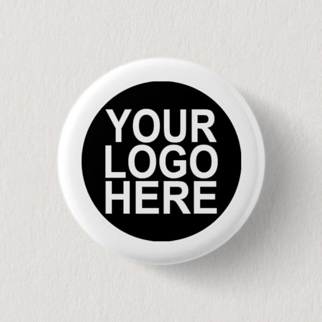 Custom Your Company Logo 1 Inch Round Button (Front)