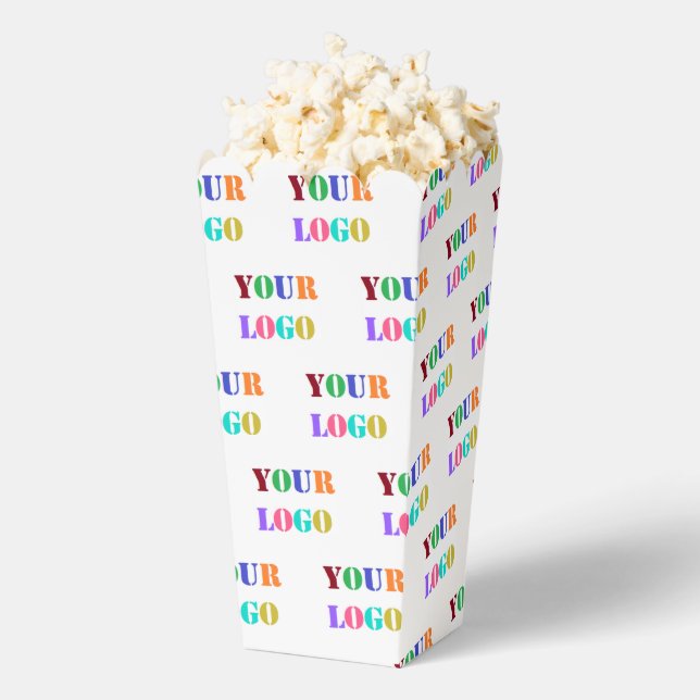 Custom Your Company Logo Business Popcorn Box (Popped)