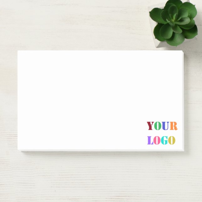 Custom Your Company Logo Business Sticky Notes (Office)