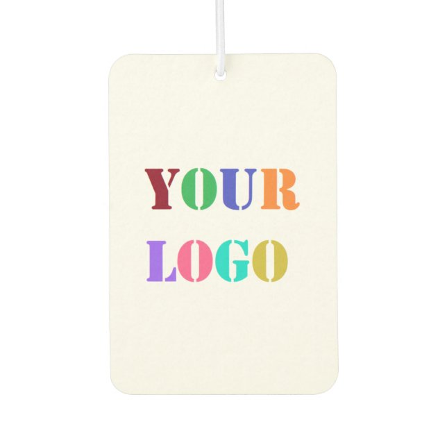 Custom Your Company Logo Car Air Freshener (Front)