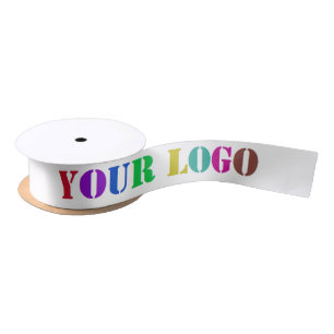 Custom Your Company Logo or Photo Ribbon Gift Satin Ribbon
