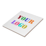 Custom Your Company Logo Personalized Ceramic Tile<br><div class="desc">Custom Colour - Personalized Ceramic Tiles with Your Company Logo Business Promotional Tile Gift - Make Unique Your Own Design - Add Your Logo / Image or QR Code - Photo / or Text / more - Resize and move or remove and add elements / image with Customization tool. Choose...</div>