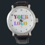 Custom Your Company Logo Watch Business Gift<br><div class="desc">Personalized Watches with Custom Company Logo Your Business Promotional Watch Gift - Make Unique Your Own Design - Add Your Logo / Image - Photo or QR Code / Text / more - Resize and move or remove and add elements / image with Customization tool. Choose / add your favourite...</div>