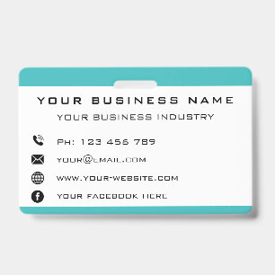 Custom Your Company Professional Business Badge