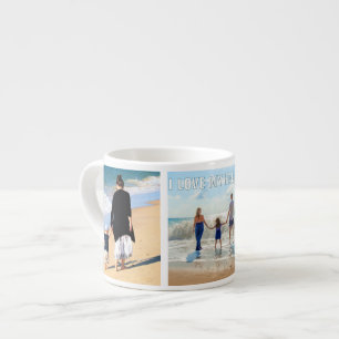 Custom Your Family Photo Collage Espresso Mug Gift
