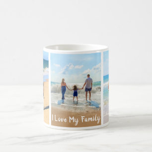 Custom Your Family Photo Collage Mug with Text