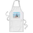 Custom Your Favourite Photo Apron with Text