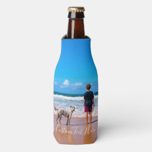 Custom Your Favourite Photo Bottle Cooler with Tex