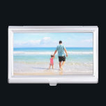 Custom Your Favourite Photo Business Card Case Gif<br><div class="desc">Custom Photo Business Card Cases - Your Own Design - Special - Personalized Family / Friends or Personal Gift - Add Your Photo / or Text - Resize and move or remove and add elements / image with Customization tool ! You can transfer this design to more than 1000 Zazzle...</div>