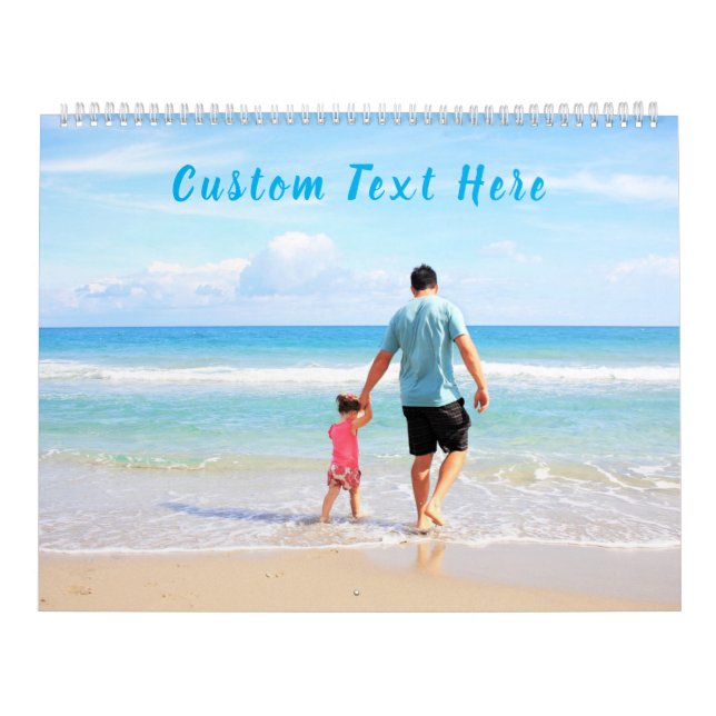 Custom Your Favourite Photo Calendar with Text (Cover)
