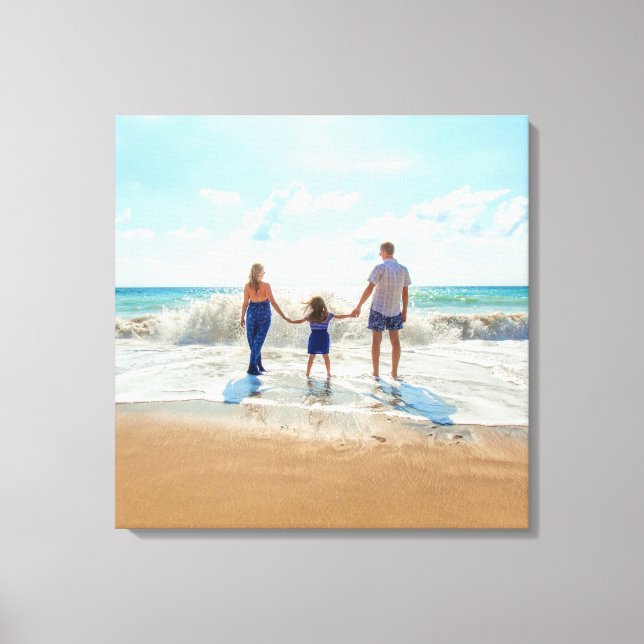 Custom Your Favourite Photo Canvas Print Gift (Front)