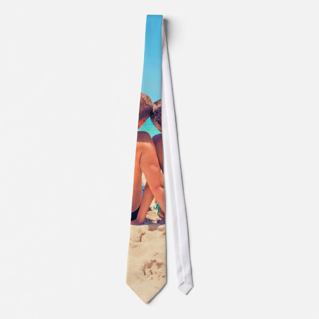 Custom Your Favourite Photo Neck Tie (Front)