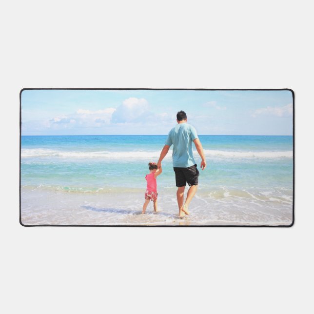 Custom Your Favourite Photo Personalized Desk Mat (Front)